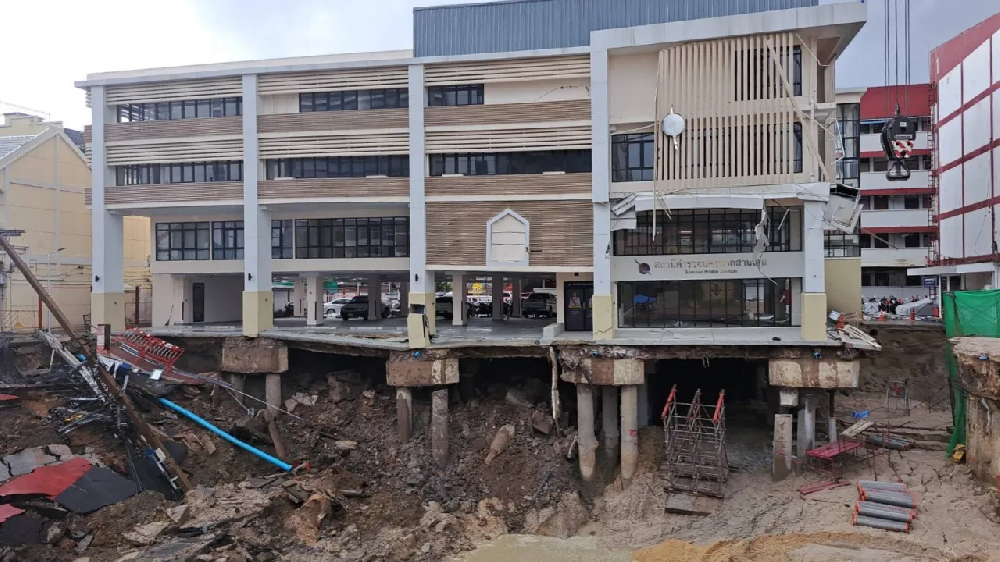 曼谷塌陷天坑旁警察局将被拆除，预计花费4000万泰铢重建